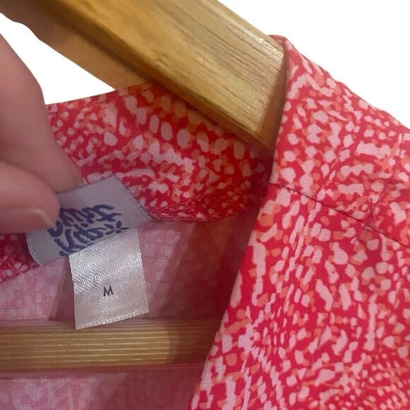 Rip skirt medium sleeveless short dress casella pink white crew neck - Picture 4 of 6